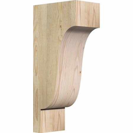 Ekena Millwork Newport Rough Sawn Corbel, Douglas Fir, 6"W x 10"D x 22"H COR06X10X22NEW00RDF